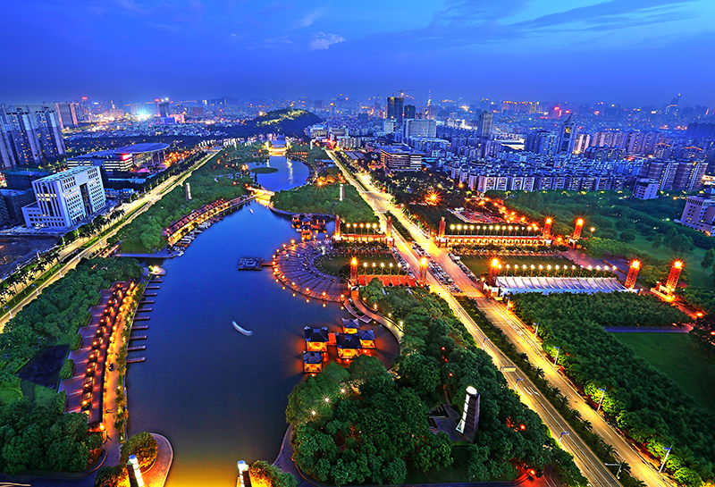 市升级办影像大赛2013年 优胜奖 南海千灯湖（作者：我心飞翔）