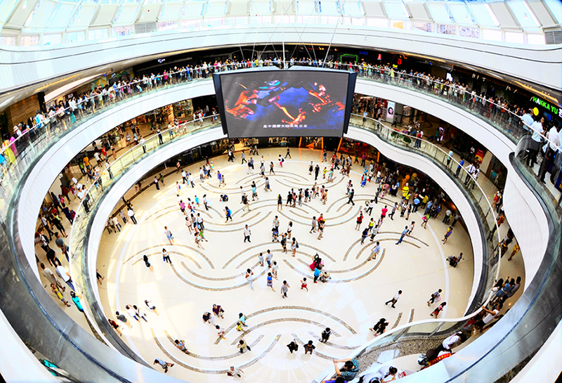 万达广场。（作者：高波，本图为广东金融高新区摄影赛获奖作品）