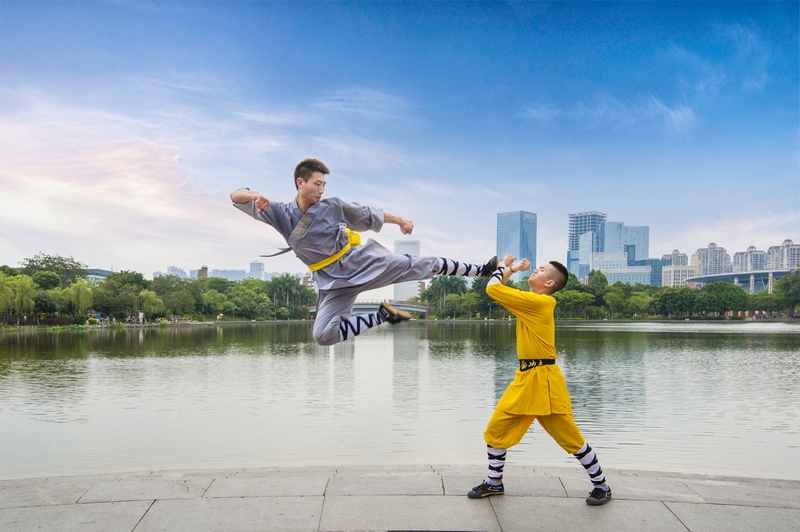 “武”动金融高新区。（作者：山歌，本图为广东金融高新区摄影赛优胜奖）