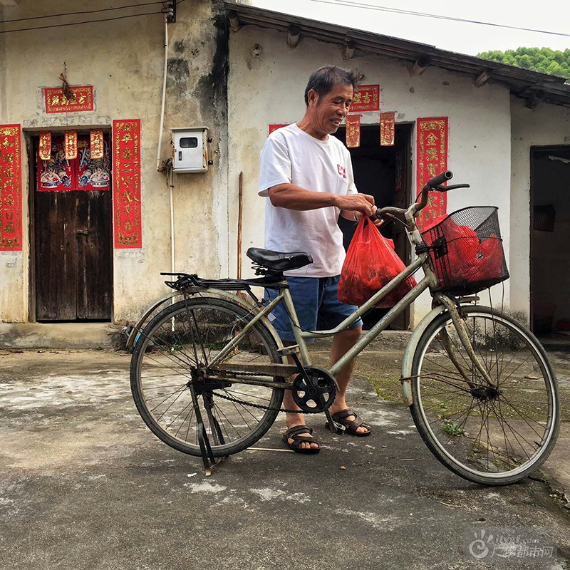 在云勇村，可以体会得到木心先生的那首诗——从前的日色变得慢。车，马，邮件都慢。（村里的阿伯 广佛都市网记者谭杰才摄于云勇村）